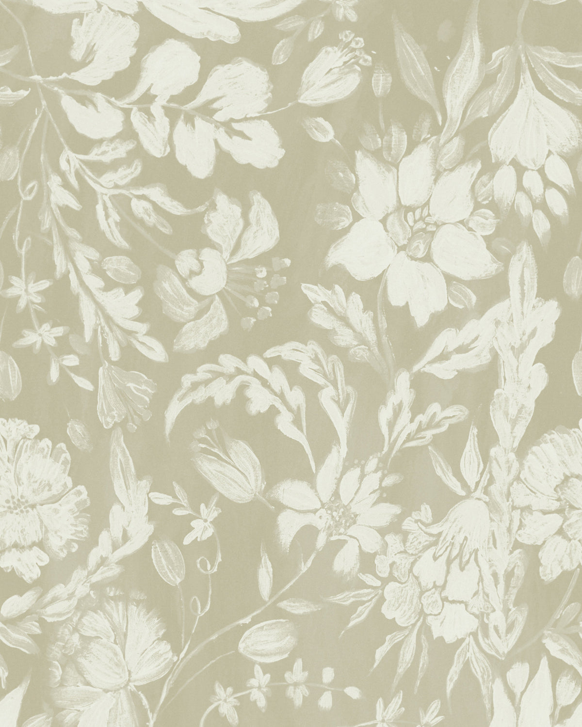 FLOWERY ORNAMENT WALLPAPER