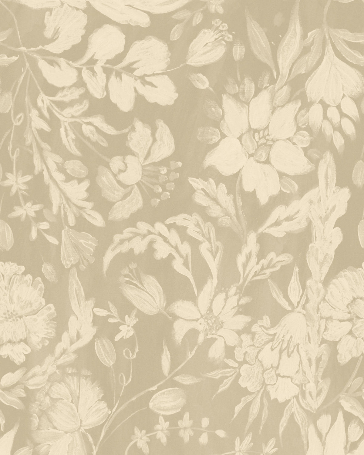 FLOWERY ORNAMENT WALLPAPER