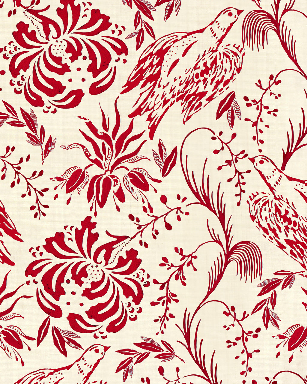 FOLK EMBROIDERY WALLPAPER