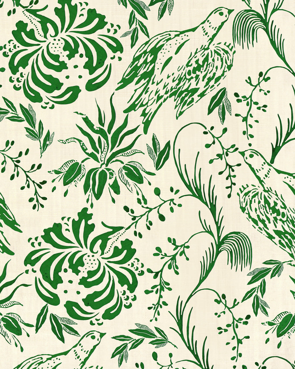 FOLK EMBROIDERY WALLPAPER