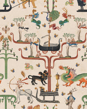 Load image into Gallery viewer, FAIRIES AND DRAGONS WALLPAPER