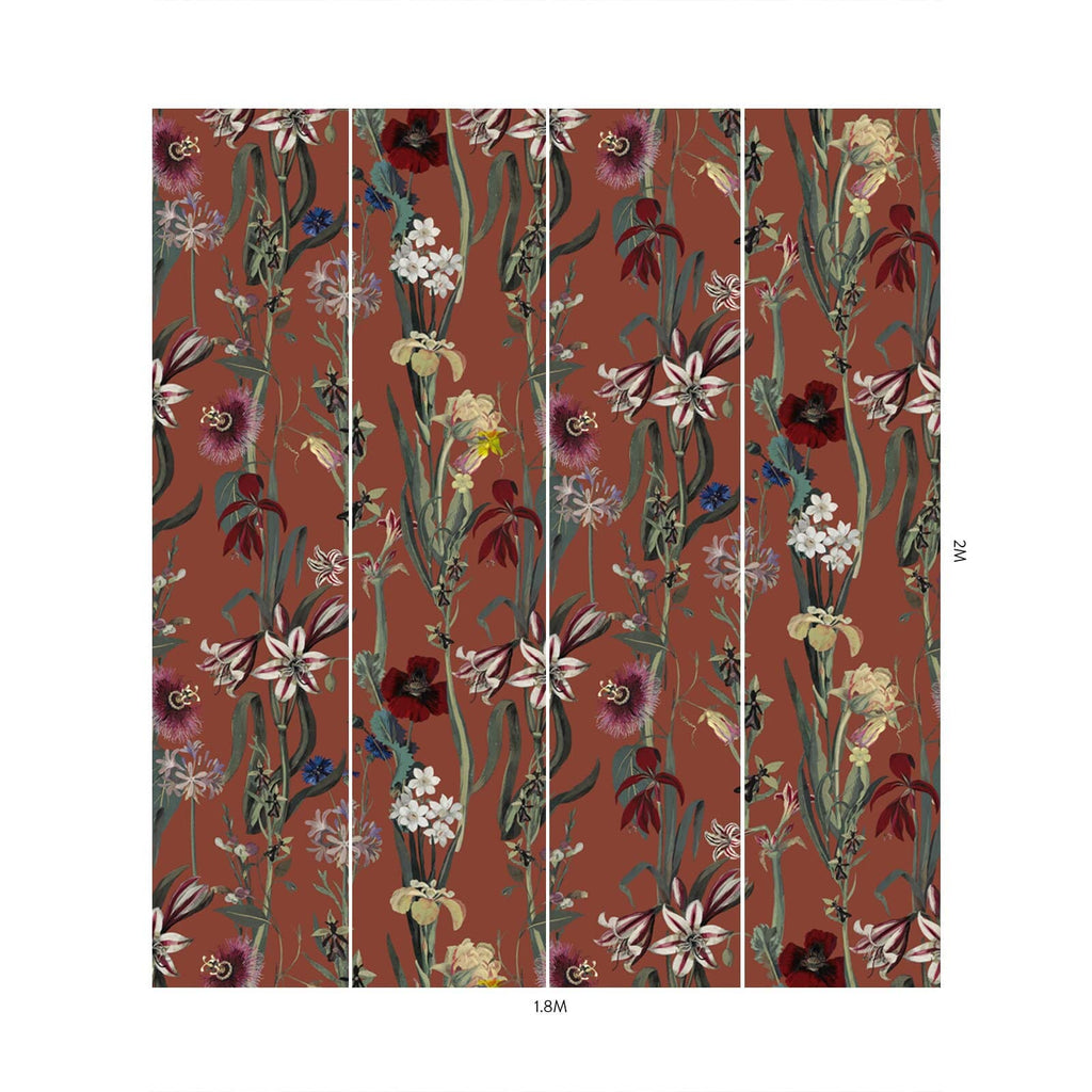 FLORA DELANICA Wallpaper - Clay