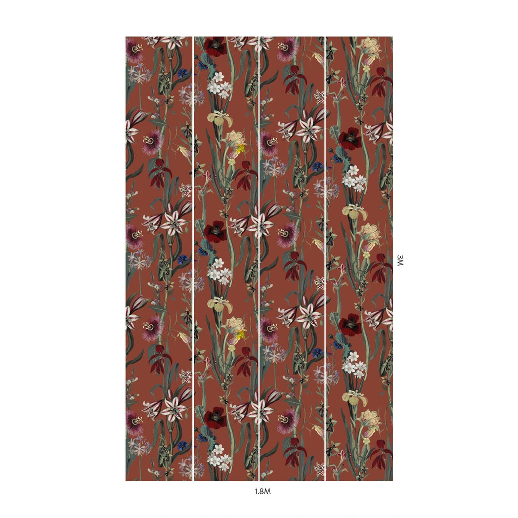 FLORA DELANICA Wallpaper - Clay
