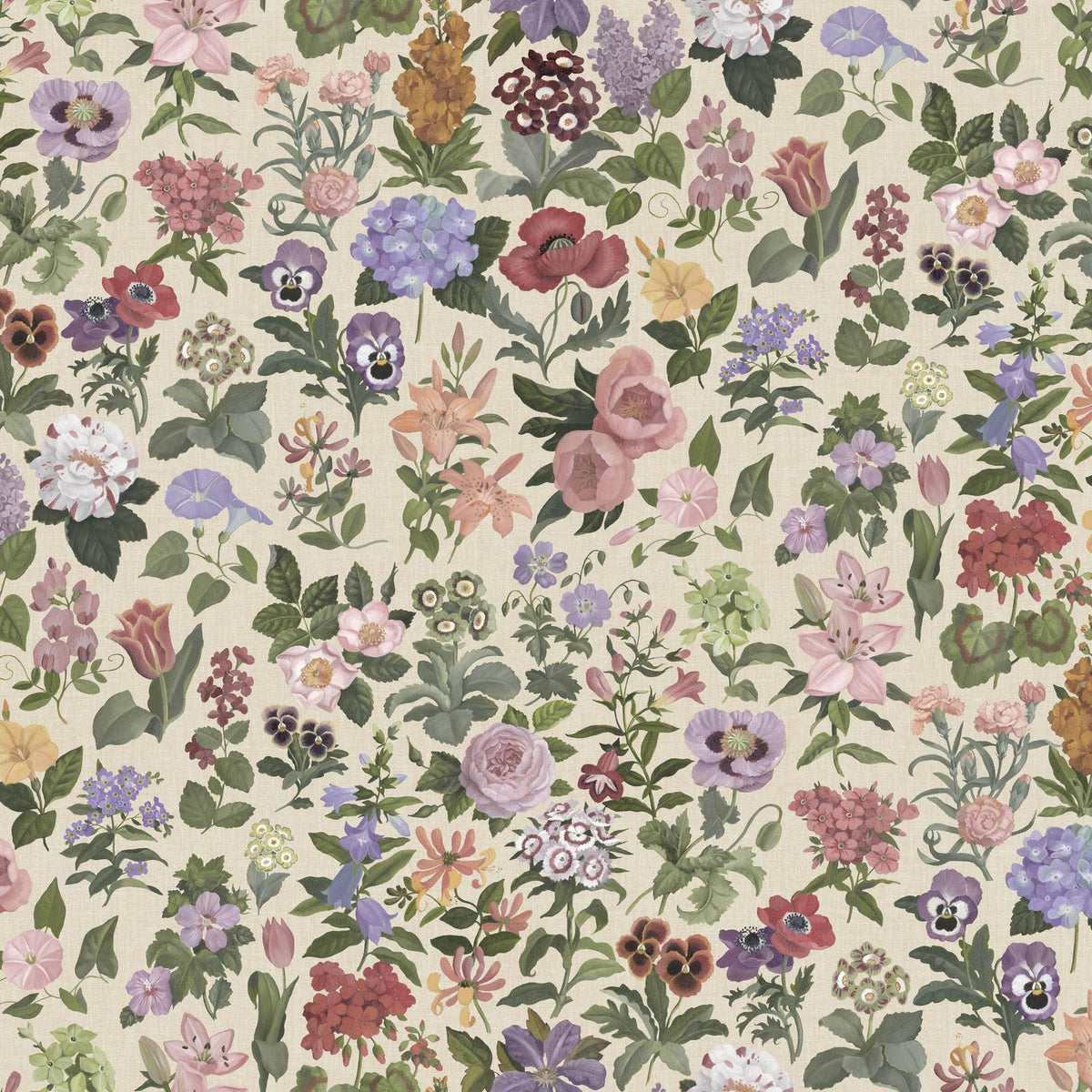 FLORALIA Wallpaper - Ecru