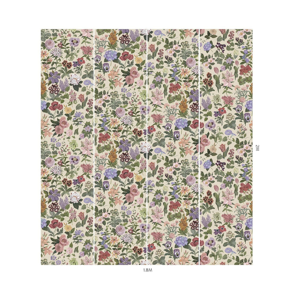 FLORALIA Wallpaper - Ecru