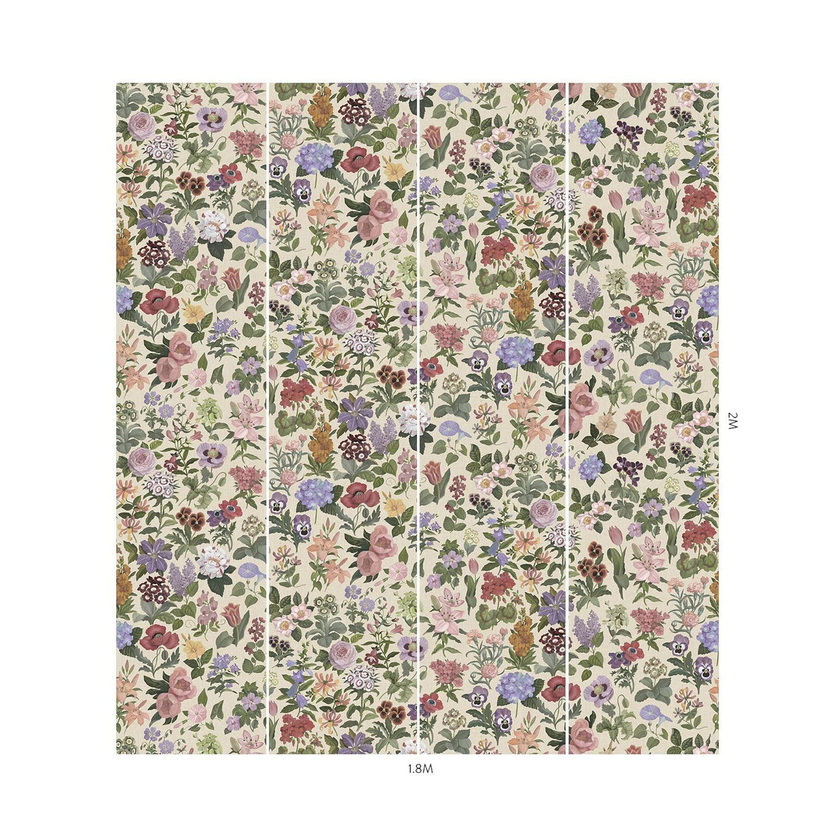 FLORALIA Wallpaper - Ecru
