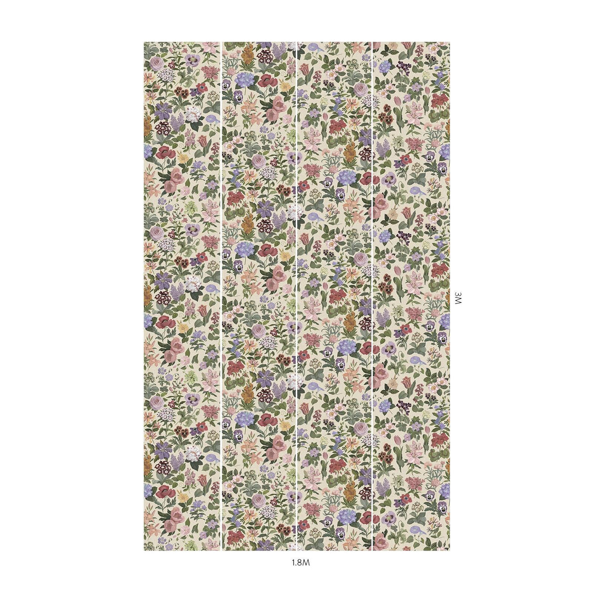 FLORALIA Wallpaper - Ecru