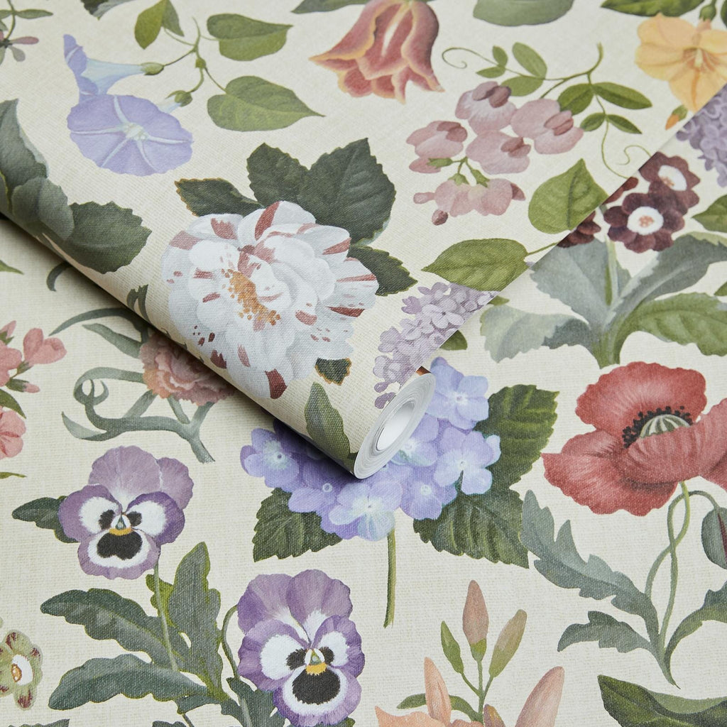 FLORALIA Wallpaper - Ecru