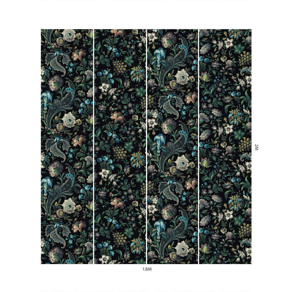 FLORIKA Wallpaper - Onyx