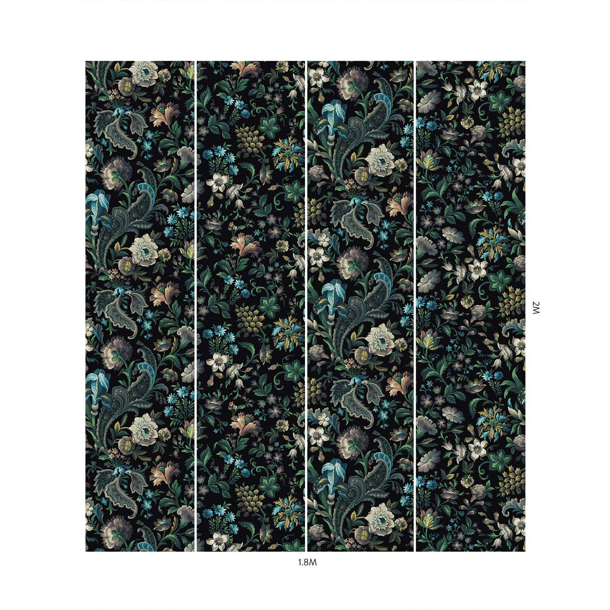 FLORIKA Wallpaper - Onyx