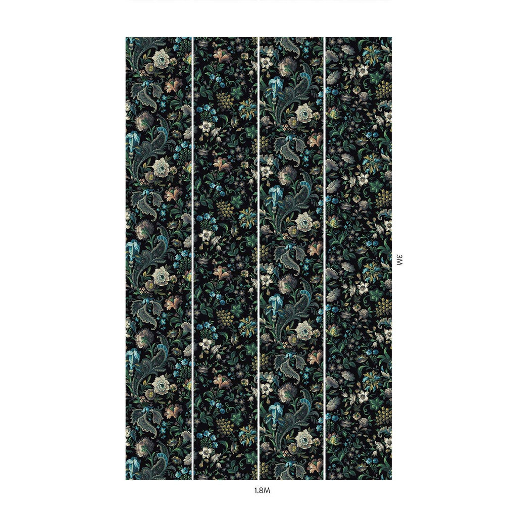 FLORIKA Wallpaper - Onyx