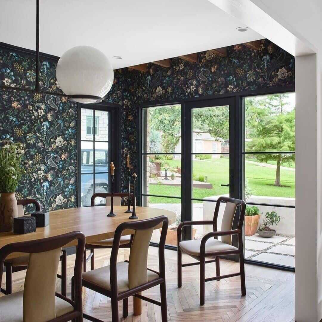 FLORIKA Wallpaper - Onyx