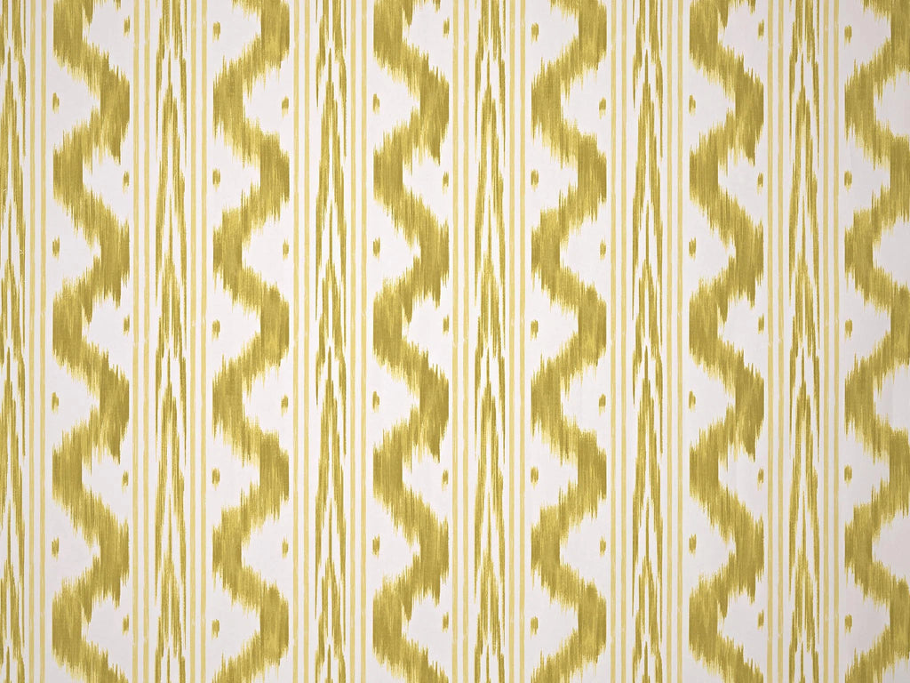 Toile de nantes intisse wallpaper in Absinthe