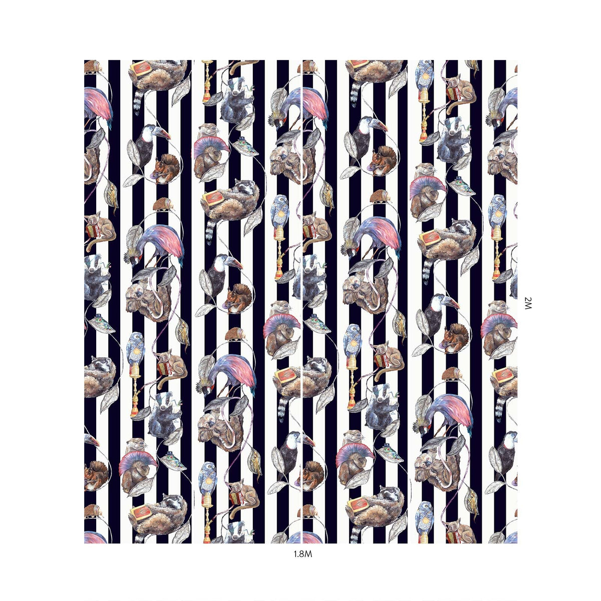 HACKNEY EMPIRE Wallpaper - Midnight Stripe