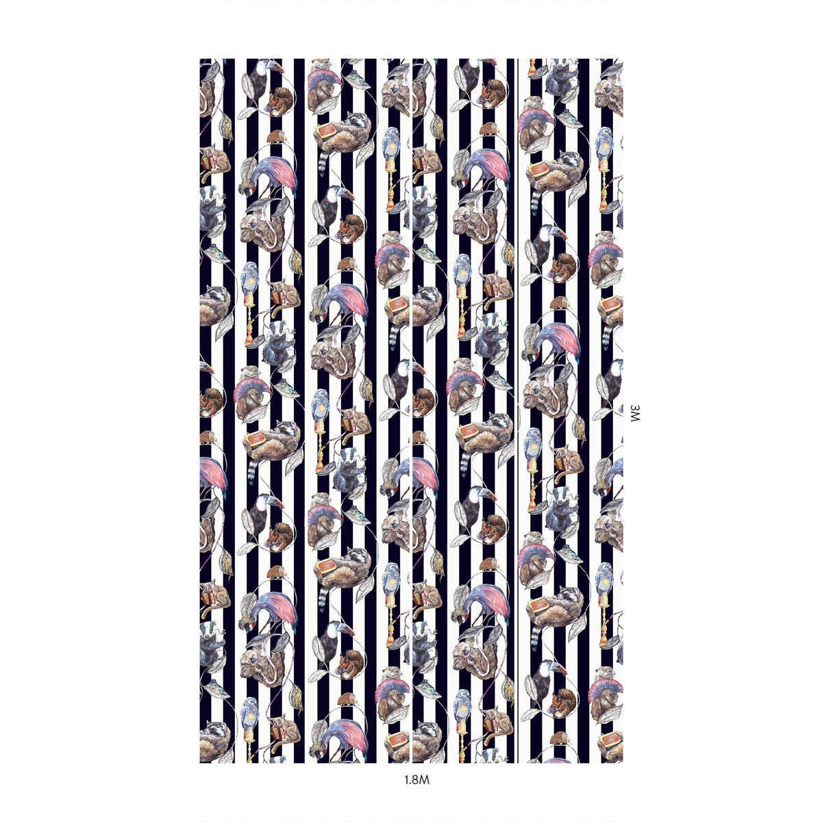 HACKNEY EMPIRE Wallpaper - Midnight Stripe