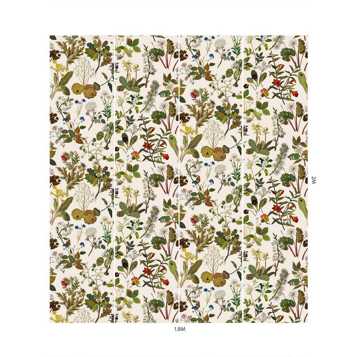 HERBARIUM Wallpaper - Ecru
