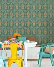 Load image into Gallery viewer, FLORAL TAPESTRY II WALLPAPER