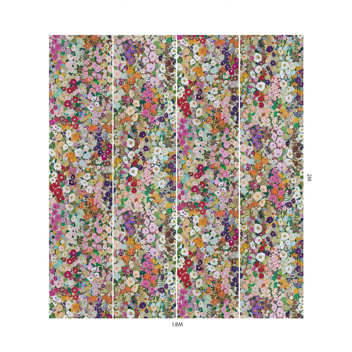 HOLLYHOCKS Wallpaper - Spring