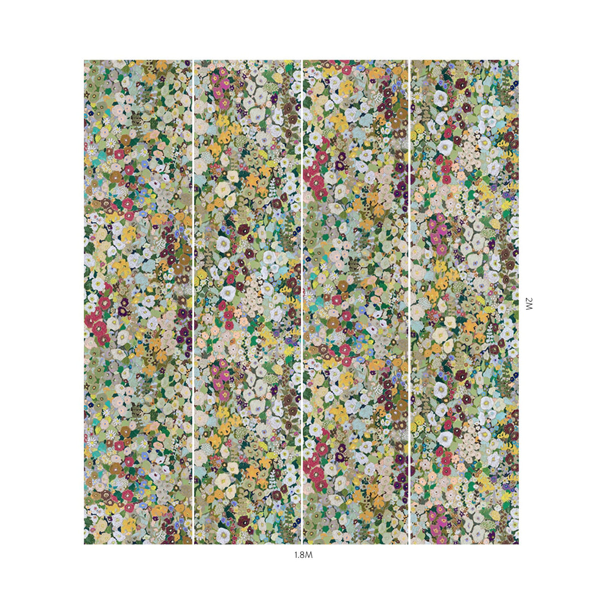 HOLLYHOCKS Wallpaper - Summer