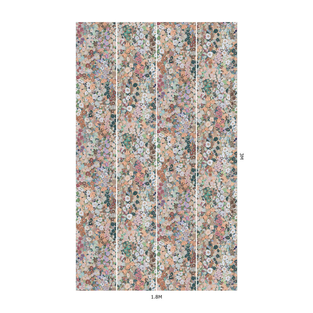 HOLLYHOCKS Wallpaper - Prairie