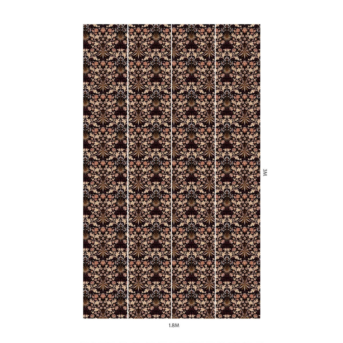 HYACINTH Wallpaper - Black