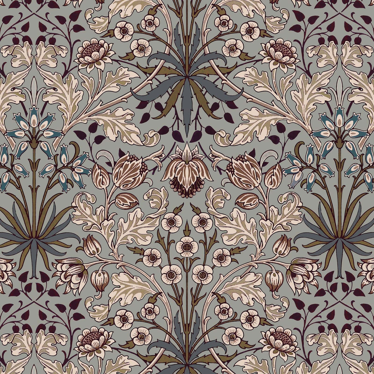 HYACINTH Wallpaper - Dove Grey