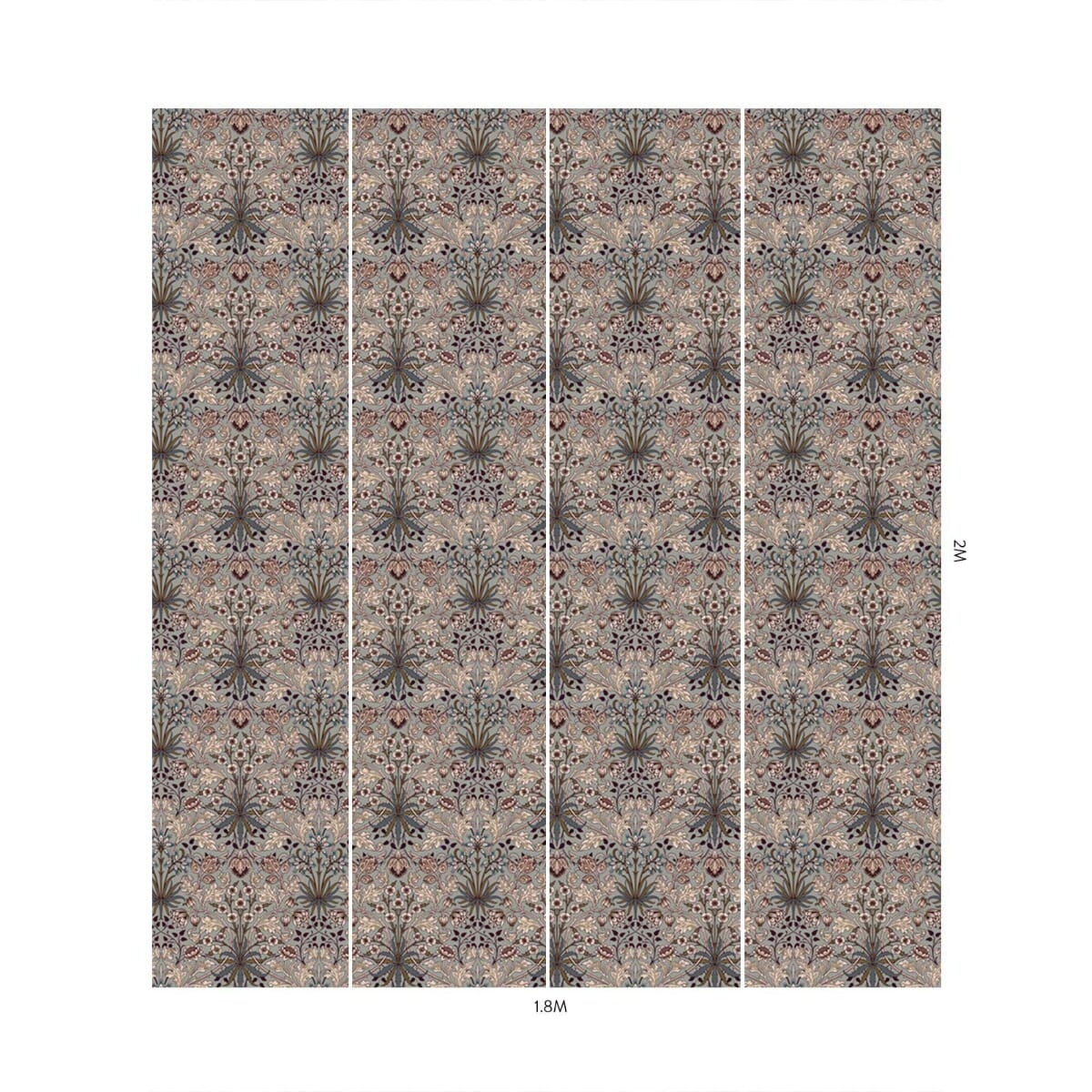 HYACINTH Wallpaper - Dove Grey