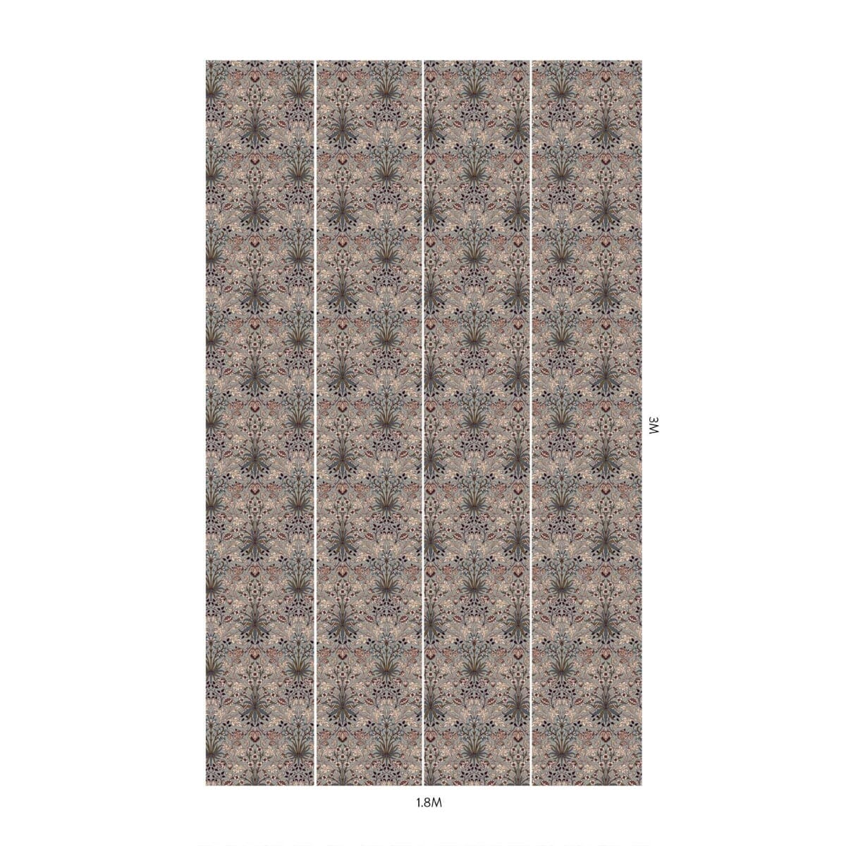HYACINTH Wallpaper - Dove Grey