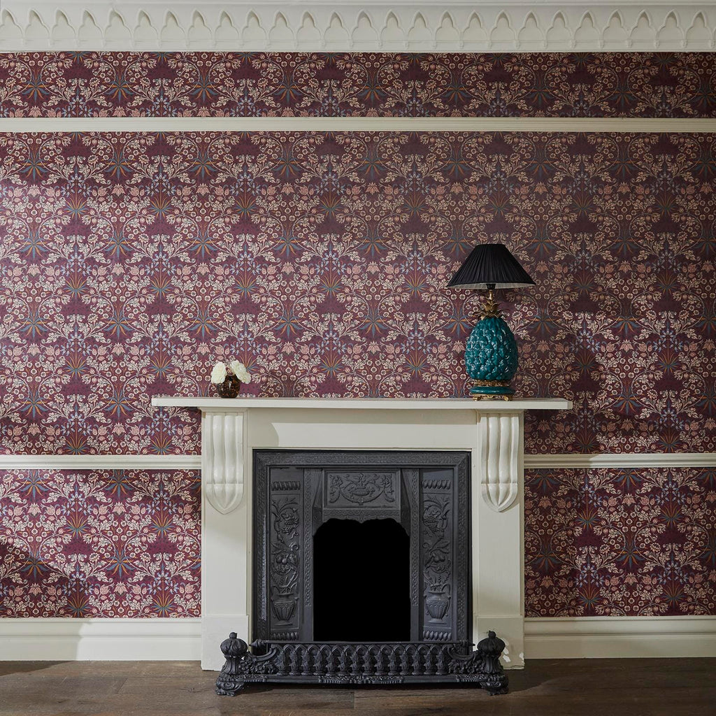 HYACINTH Wallpaper - Mulberry