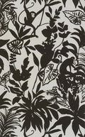 Happy monkey wallpaper in Noir