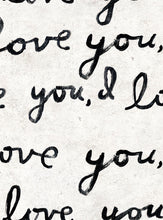 Load image into Gallery viewer, I LOVE YOU, I LOVE YOU WALLPAPER