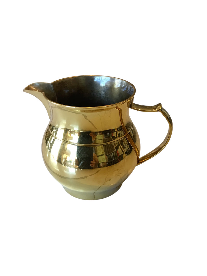 brass pitcher