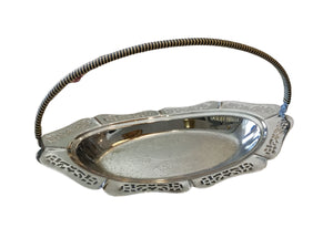 SILVER TRAY WITH HANDLE