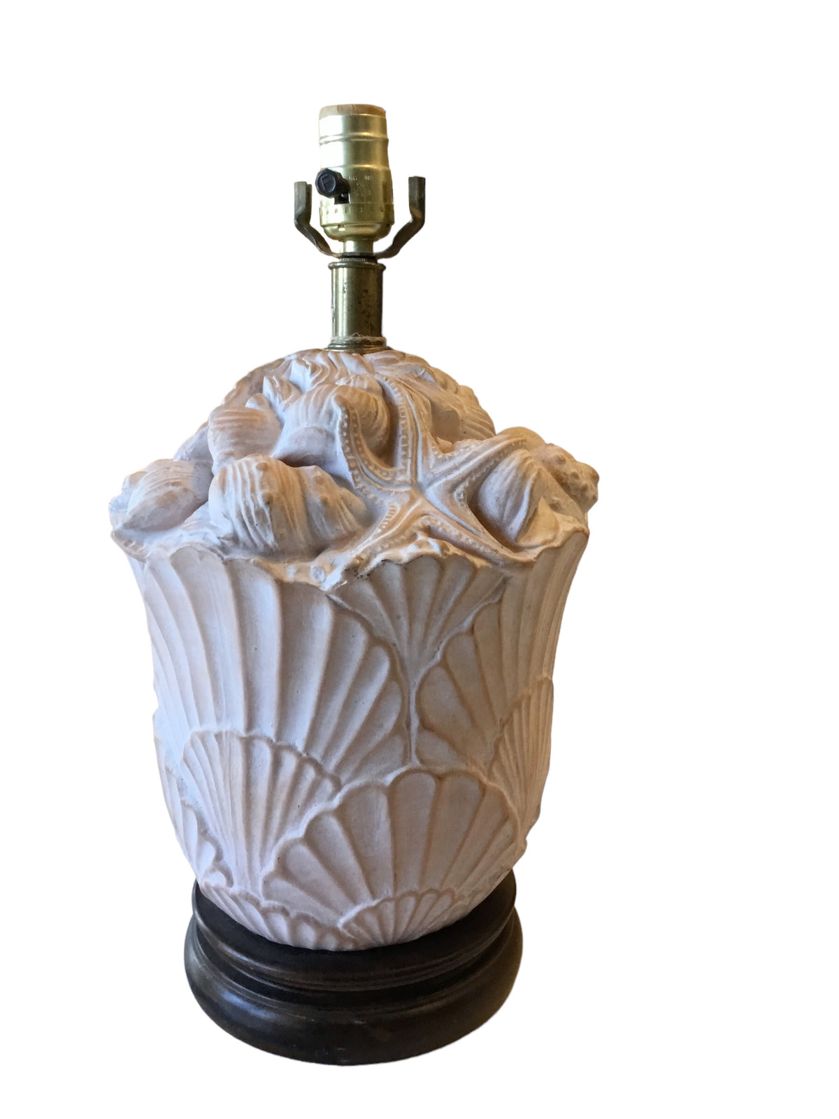 seashell basket lamp