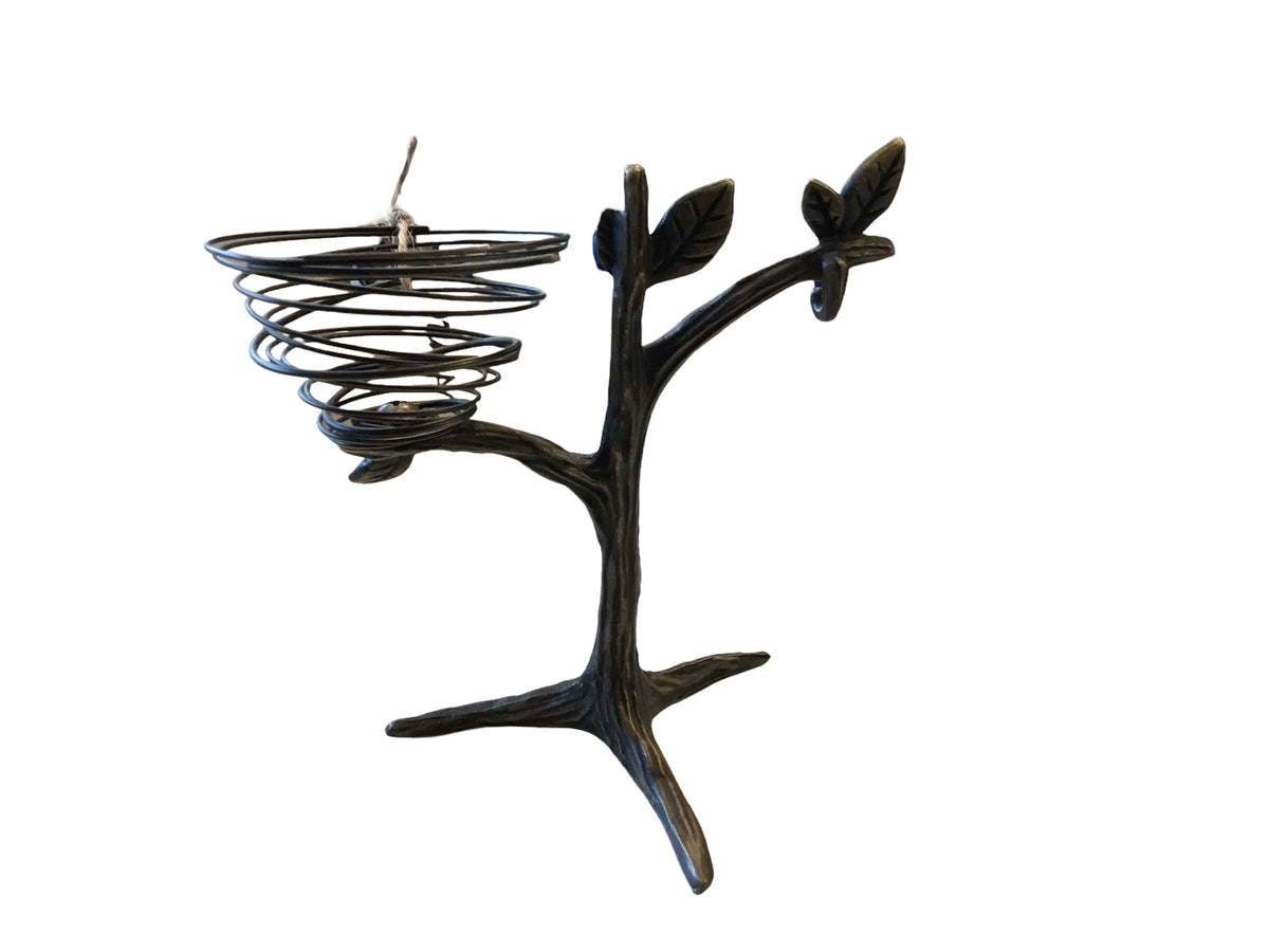metal tree tea light holder
