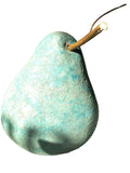 metal blue pear