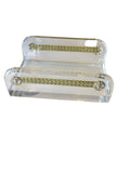 mid-century lucite napkin holder