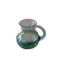 seeded hand blown pitcher
