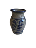 stoneware blue vase