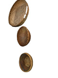 wall baskets set of 3