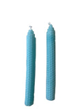 bees wax candles - pair