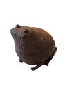 handmade wicker frog basket
