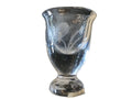 signed etched bud vase