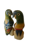 pair of wooden bird
