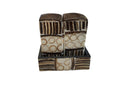coconut shell salt & pepper shaker