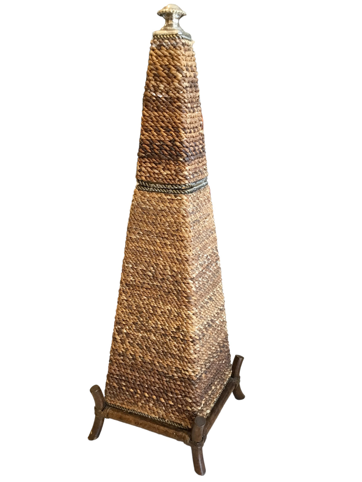 abaca weave storage pyramid!