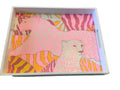 pink and white lepoard tray
