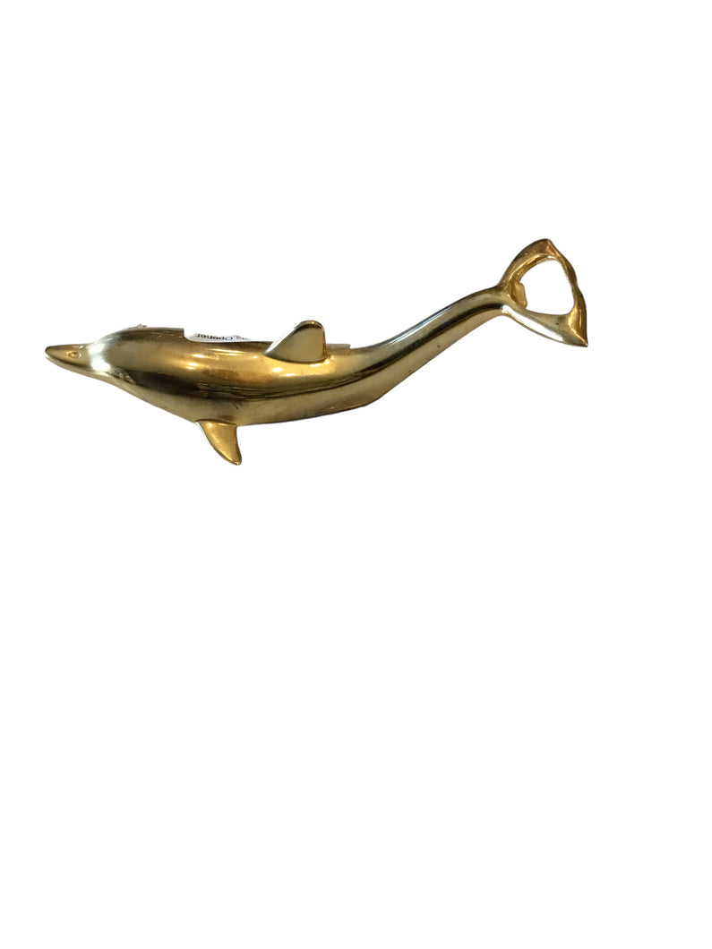 Brass Dolphin Bottle Opener