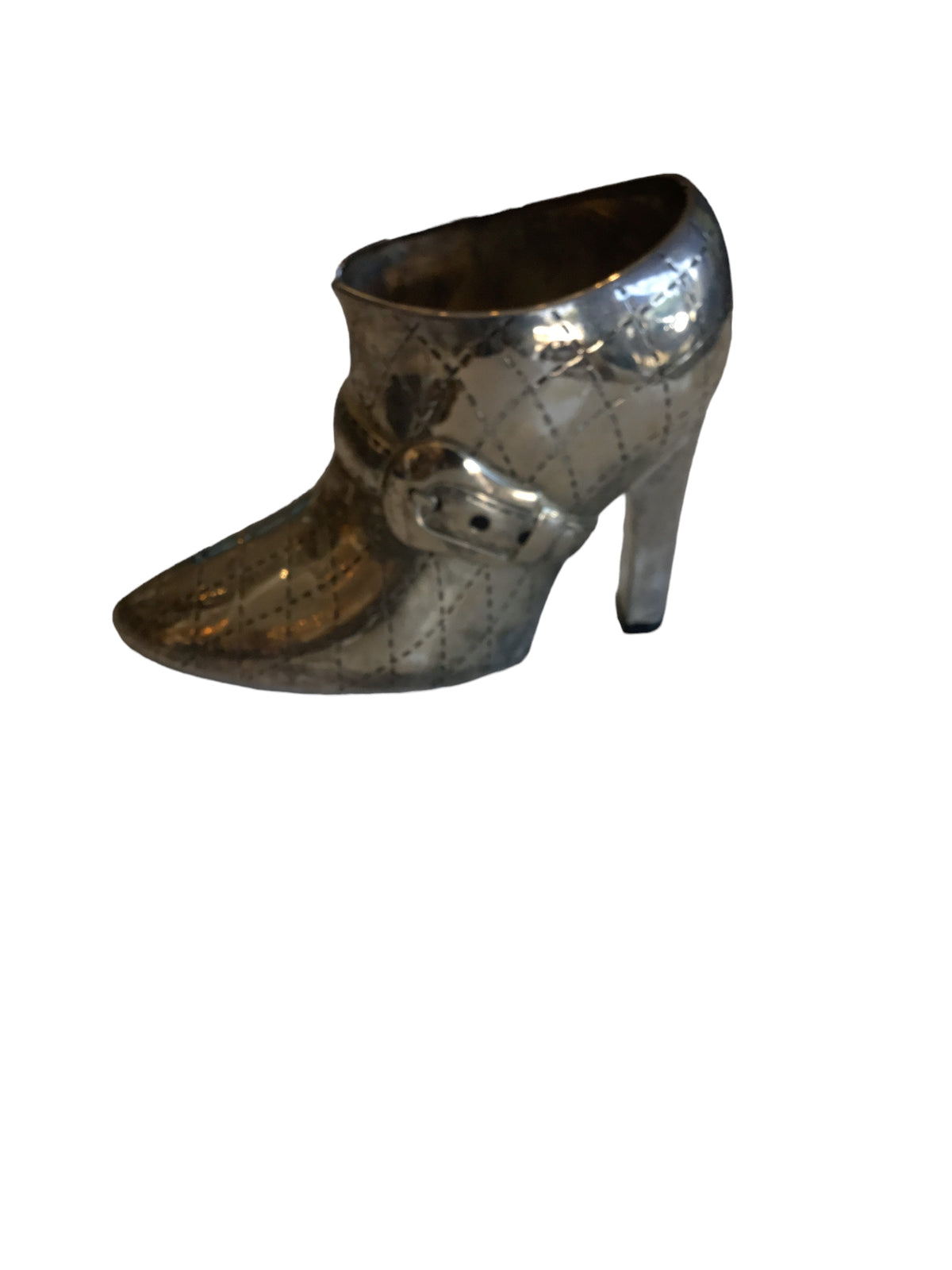 silver shoe vintage