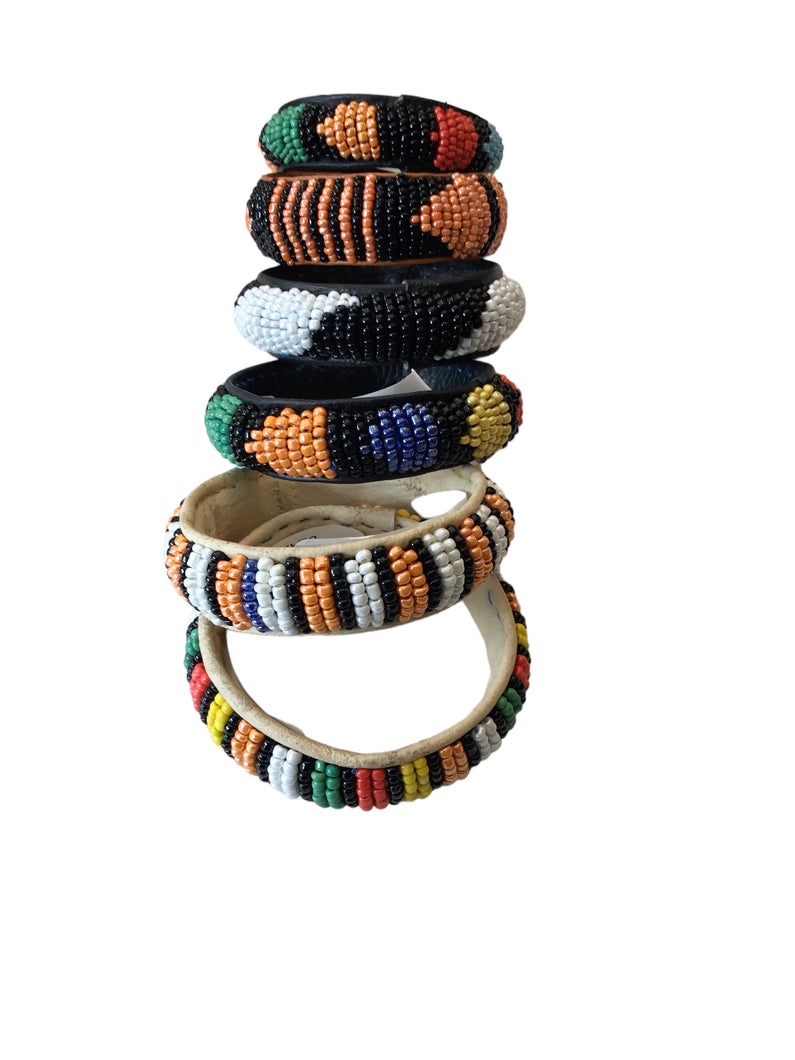 beaded african bracelet